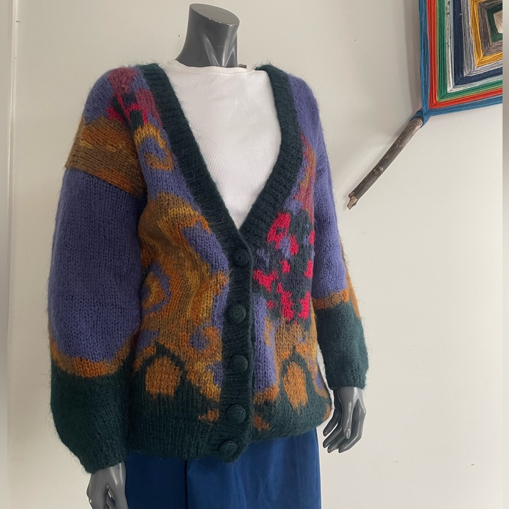 Rosanna Multicolor Patterned Cardigan